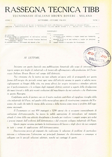 Rassegna tecnica TIBB